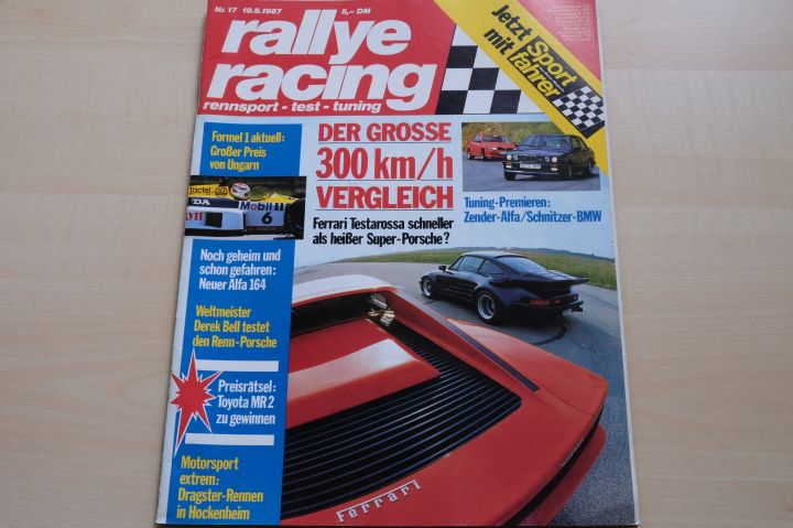 Deckblatt Rallye Racing (17/1987)